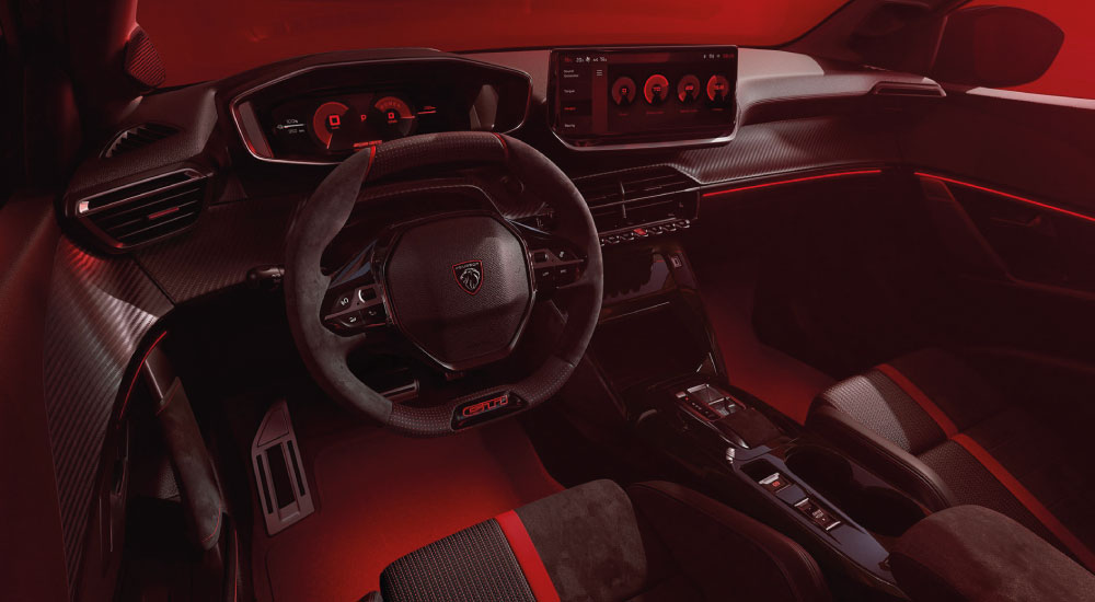 Intérieur Peugeot E208 GTi